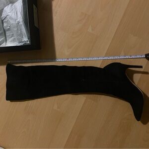 Cole Haan otk black suede boots size 10.5